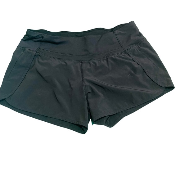 lululemon athletica Pants - Lululemon run times black running shorts